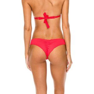 Luli Fama 'TRIANA' Drawstring Ruched Bikini Bottom